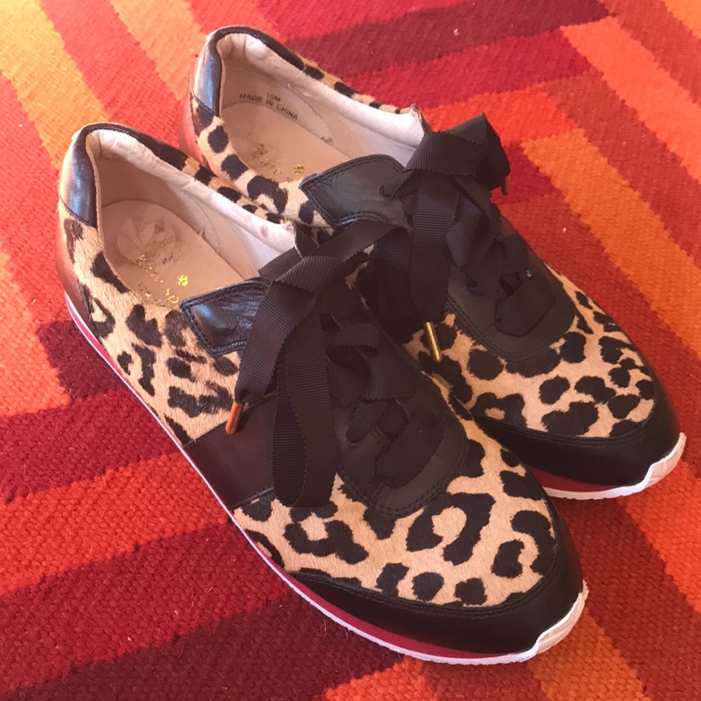 Kate spade Sydney sneakers calf skin leopard